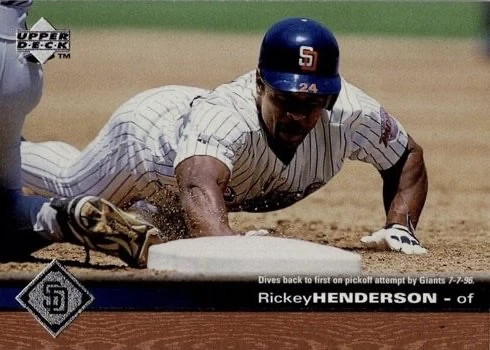 1997 Upper Deck #494 Rickey Henderson Baseball Card