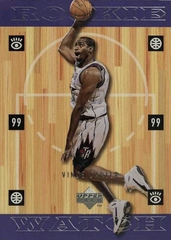 1998 Upper Deck #316 Vince Carter Rookie Card