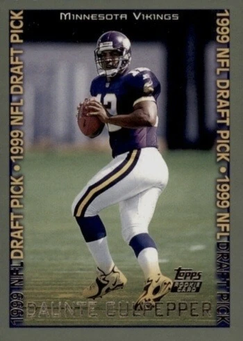 1999 Topps #330 Daunte Culpepper Rookie Card