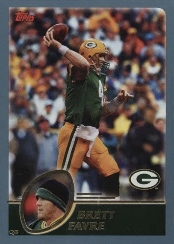 2003 Topps #100 Brett Favre Football Card