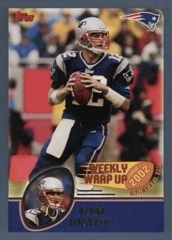 2003 Topps #293 Tom Brady Football Card