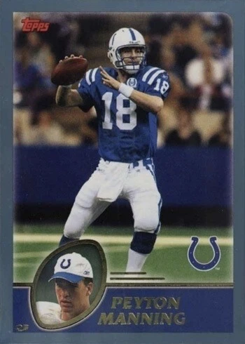 2003 Topps #97 Peyton Manning Football Card