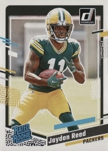 2023 Donruss #334 Jayden Reed Rookie Card