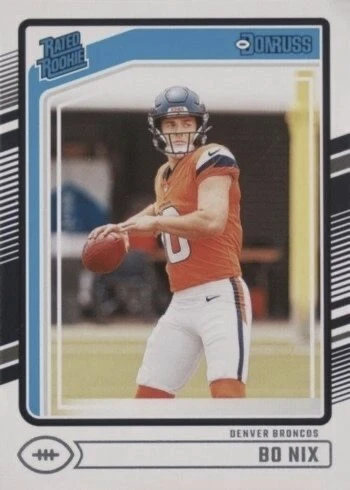 2024 Donruss #369 Bo Nix Rookie Card