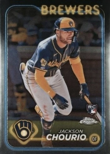 2024 Topps Chrome #161 Jackson Chourio Rookie Card
