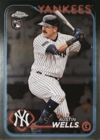 2024 Topps Chrome #281 Austin Wells Rookie Card