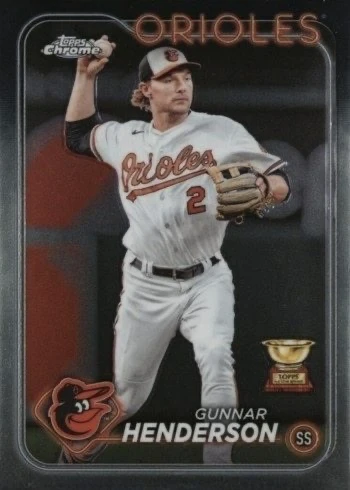 2024 Topps Chrome #36 Gunnar Henderson Baseball Card