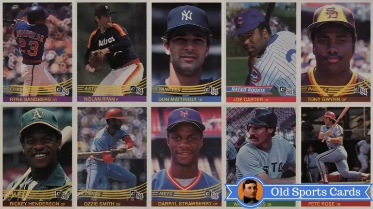 A collage of the most valuable cards from the 1984 Donruss Baseball sports card set.A collage of the most valuable cards from the 1984 Donruss Baseball sports card set.