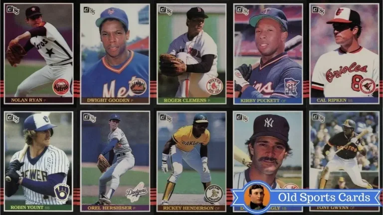 A collage of the most valuable cards from the 1985 Donruss Baseball sports card set.A collage of the most valuable cards from the 1985 Donruss Baseball sports card set.