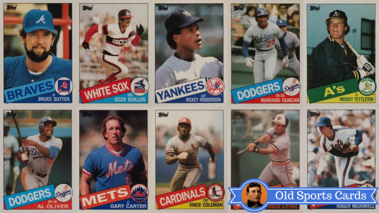 A collage of the most valuable cards from the 1985 Topps Traded Baseball sports card set.A collage of the most valuable cards from the 1985 Topps Traded Baseball sports card set.