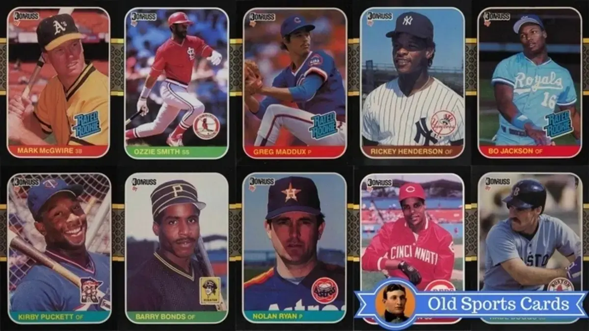 PSA9 美品　バリー・ボンズ　1987 DONRUSS　ルーキーカード Amazon.com: 1987 Donruss Baseball #35 Bo Jackson Rookie Card