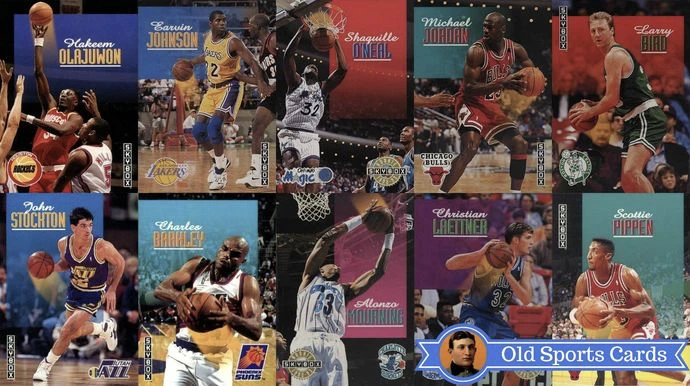 A collage of the most valuable cards from the 1992 SkyBox Basketball sports card set.A collage of the most valuable cards from the 1992 SkyBox Basketball sports card set.