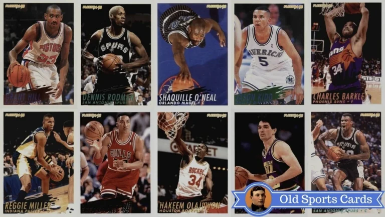 A collage of the most valuable cards from the 1994 Fleer Basketball sports card set.A collage of the most valuable cards from the 1994 Fleer Basketball sports card set.