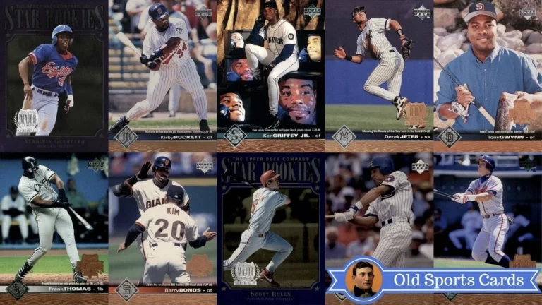 A collage of the most valuable cards from the 1997 Upper Deck Baseball sports card set.A collage of the most valuable cards from the 1997 Upper Deck Baseball sports card set.