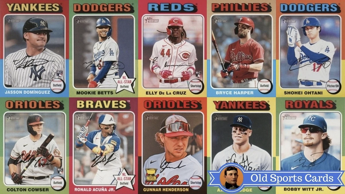 15 Most Valuable 2024 Topps Heritage Baseball Cards - Old Sports Cards
