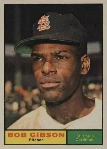 1961 Topps #211 Bob Gibson Baseball Card