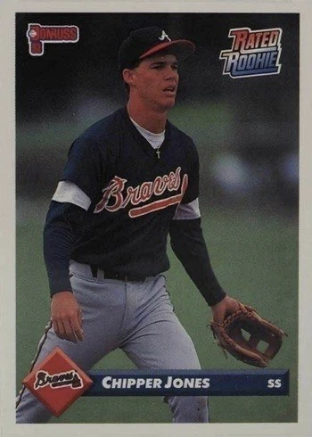 1993 Donruss #721 Chipper Jones Baseball Card