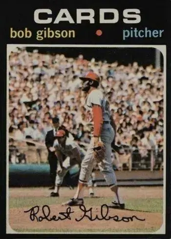 1971 Topps #450 Bob Gibson Baseball Card
