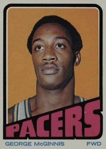 1972 Topps #183 George McGinnis Rookie Card