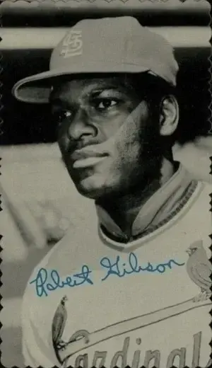 1974 Topps Deckle Edge #3 Bob Gibson Baseball Card