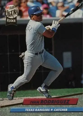 1992 Fleer Ultra #139 Ivan Rodriguez Rookie Card