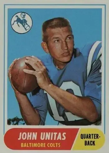 1968 Topps #100 Johnny Unitas Football Card