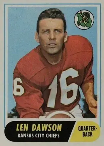 1968 Topps #171 Len Dawson Football Card
