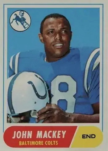 1968 Topps #74 John Mackey Rookie Card