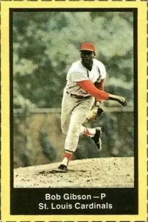 1969 Nabisco Team Flakes  Bob Gibson Baseball Card