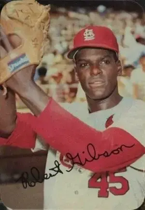 1969 Topps Super #60 Bob Gibson Baseball Card
