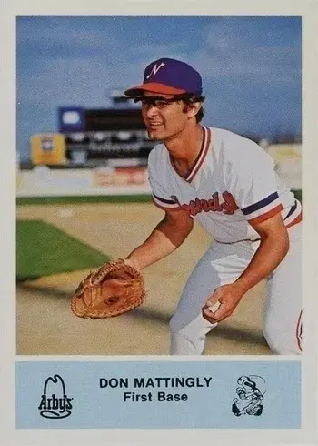 1981 Nashville Sounds Team Issue  Don Mattingly Baseball Card