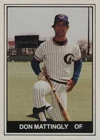 1982 TCMA Columbus Clippers #21 Don Mattingly Baseball Card