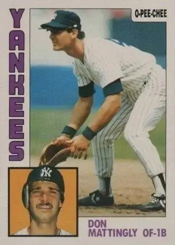 1984 O-Pee-Chee #8 Don Mattingly Rookie Card