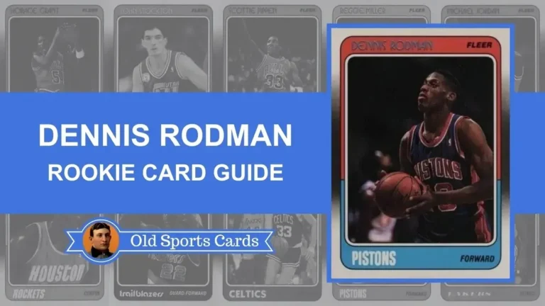 A Collage of Dennis Rodman Rookie Cards